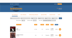 Desktop Screenshot of lpcdreissues.com