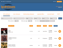 Tablet Screenshot of lpcdreissues.com